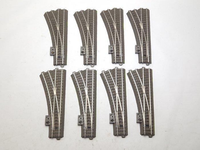 Märklin H0 - 24611 - Modeltreinsporen (8) - 8x C-rail, Hobby en Vrije tijd, Modeltreinen | H0