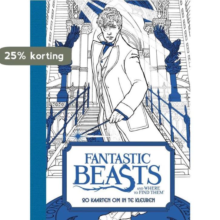 Fantastic beasts and where to find them: 20 kaarten om in te, Boeken, Hobby en Vrije tijd, Zo goed als nieuw, Verzenden