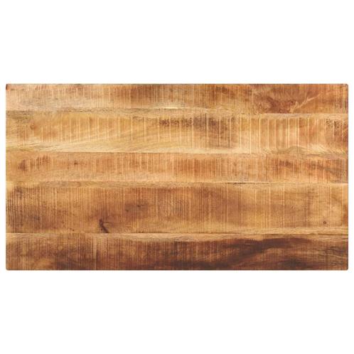 vidaXL Tafelblad rechthoekig 100x50x3,8 cm massief ruw, Huis en Inrichting, Tafelonderdelen, Nieuw, Verzenden