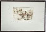 Anton Heyboer (1924-2005) - Ingekleurde ets met geel, Antiek en Kunst, Kunst | Schilderijen | Modern