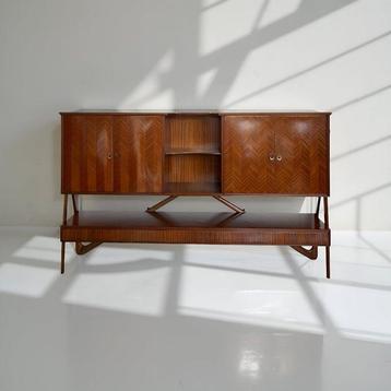 Dressoir - Hout, Mahonie, Messing, Palissander beschikbaar voor biedingen