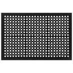 vidaXL Deurmat rechthoekig 60x90 cm rubber, Tuin en Terras, Verzenden, Nieuw