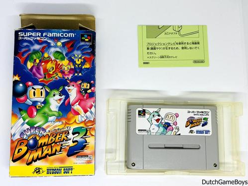 Super Famicom - Super Bomberman 3, Games en Spelcomputers, Games | Nintendo Super NES, Gebruikt, Verzenden