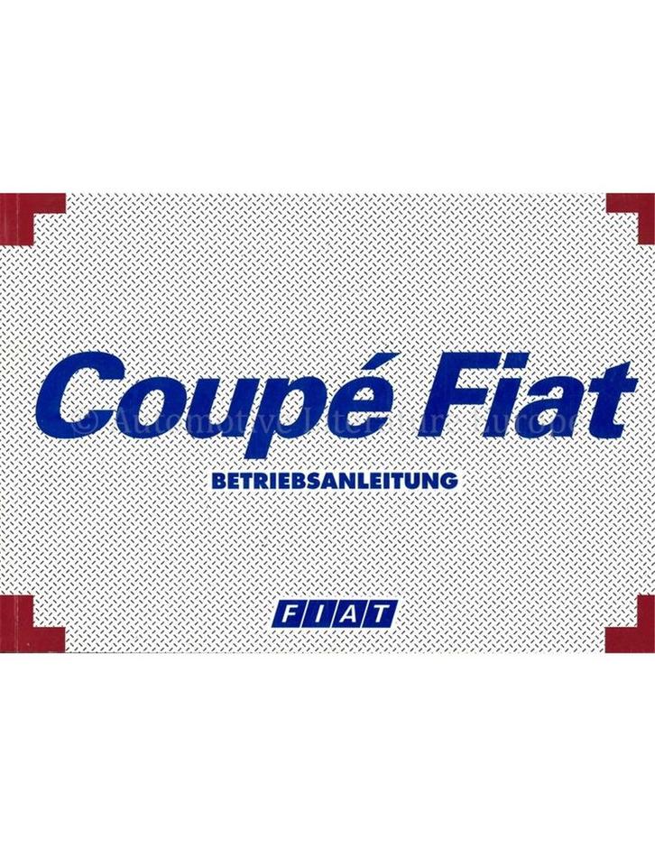1999 FIAT COUPE INSTRUCTIEBOEKJE DUITS, Auto diversen, Handleidingen en Instructieboekjes