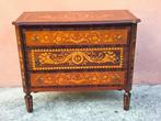 Commode - Bois - Commode incrustée de bois précieux, Antiek en Kunst