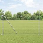 vidaXL hekposts 52 stuks Ø32 mm 210 cm verzinkt staal, Tuin en Terras, Verzenden, Nieuw