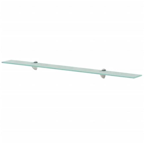 vidaXL Zwevend schap 100x20 cm 8 mm glas, Huis en Inrichting, Kasten | Wandmeubels, Nieuw, Verzenden