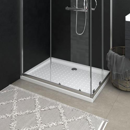 vidaXL Receveur de douche avec picots Blanc 70x100x4 cm, Doe-het-zelf en Bouw, Sanitair, Verzenden