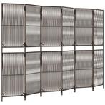 Kamerscherm Bruin 6 Panelen | Retour Deal | 59% Korting, Verzenden, Nieuw