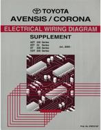 2000 TOYOTA AVENSIS | CORONA ELECTRISCHE SCHEMA