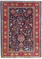 Kashan Dabir zijden bloemen - Tapijt - 220 cm - 141 cm, Nieuw