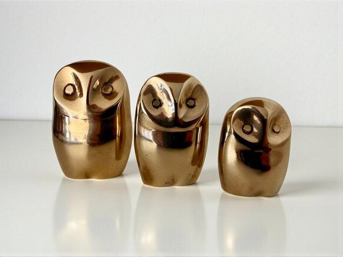 Caravell Design - Owls - Beeldje - 1960s vintage (3) -, Antiek en Kunst, Curiosa en Brocante