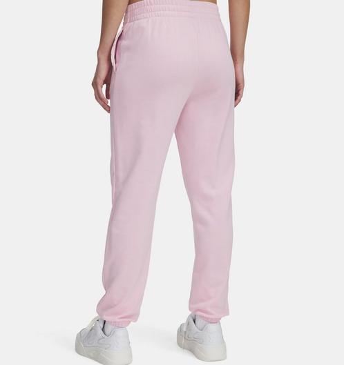 Under Armour Rival Terry Joggers-Pnk - Maat LG, Kleding | Dames, Leggings, Maillots en Panty's, Roze, Nieuw, Maat 44/46 (L), Ophalen of Verzenden