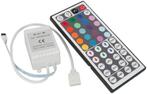 LED RGB Strip 44 Knops afstandsbediening IR, Nieuw, Verzenden