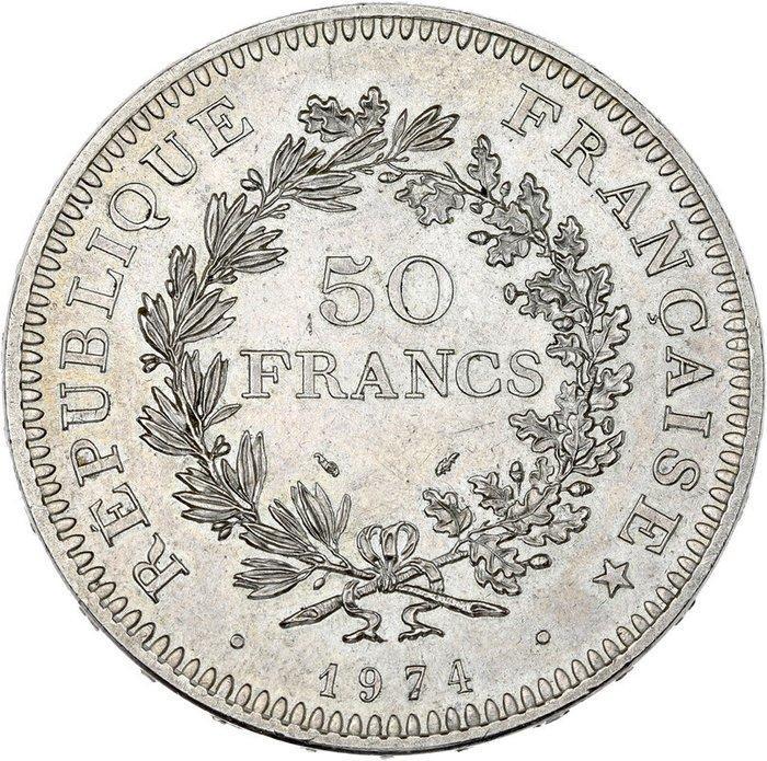 Frankrijk. 50 Francs 1974 (Zonder Minimumprijs), Postzegels en Munten, Munten | Europa | Niet-Euromunten