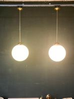 Buffet tafellamp (2) - Opaline glas, Antiek en Kunst