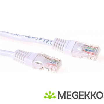 ACT Witte 20 meter U/UTP CAT6 patchkabel met RJ45, Verzenden