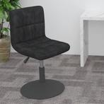 vidaXL Barkruk draaibaar fluweel zwart, Huis en Inrichting, Barkrukken, Verzenden, Nieuw