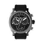 L&JR - Chronograph Day and Date Steel Black NO RESERVE, Nieuw