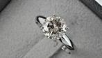 Verlovingsring - 14 karaat Witgoud -  2.18ct. tw. Bruin