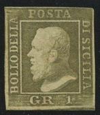 Anciens états italiens - Sicile 1859 - Effigie de Ferdinand