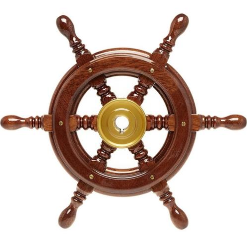 Houten Stuurwiel Boot Mahonie 320mm, Watersport en Boten, Accessoires en Onderhoud, Nieuw, Ophalen of Verzenden