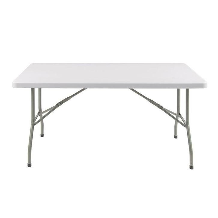 Inklapbare Buffettafel | Kunststof/Staal | Wit Blad | Grijs, Zakelijke goederen, Horeca | Keukenapparatuur, Nieuw in verpakking