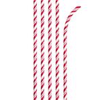 Rode Rietjes Gestreept 24st, Hobby en Vrije tijd, Feestartikelen, Verzenden, Nieuw