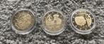 België. 2 Euro 2020/2021 (3 coins) Proof (Zonder