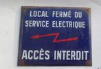 Local Ferme du Service Electrique Acces Interdit 6600 Volts, Antiek en Kunst