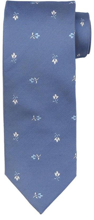 Suitable Stropdas Zijde Bloem Blauw maat  Heren beschikbaar voor biedingen