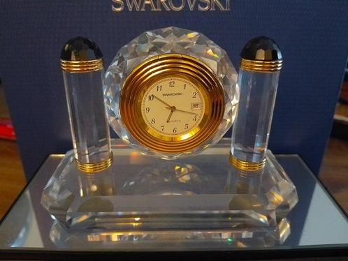 Horloge - Swarovski - Cristal - 1990-2000 - Horloge – or, Antiek en Kunst, Curiosa en Brocante
