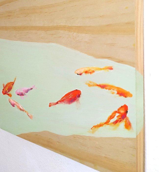 Valeria Pesce - CALMA ASSOLUTA, Antiek en Kunst, Kunst | Schilderijen | Modern