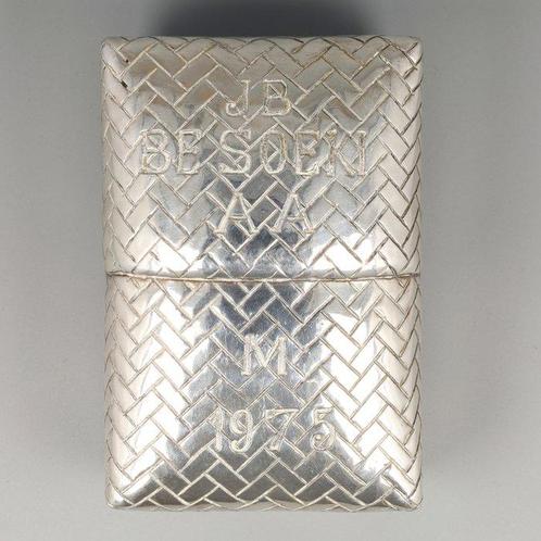 Tabaksdoos / sigarendoos - Boîte - Argent 925, Antiek en Kunst, Antiek | Zilver en Goud