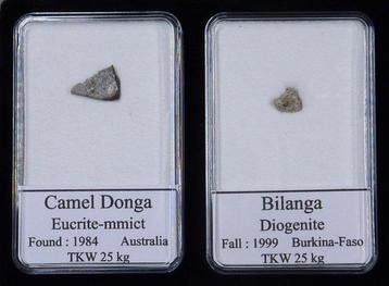 Collection de 20 météorites différentes en boîte - Chutes et