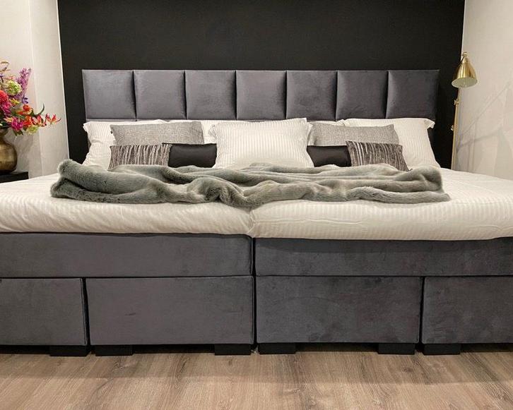 Kingsize Familie Boxspring XXL - 240 x 220, Maison & Meubles, Chambre à coucher | Lits boxsprings