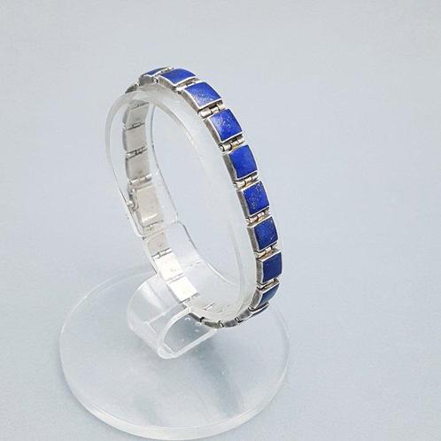 Zilver - Armband - Lapis Lazuli., Antiek en Kunst, Kunst | Niet-Westerse kunst
