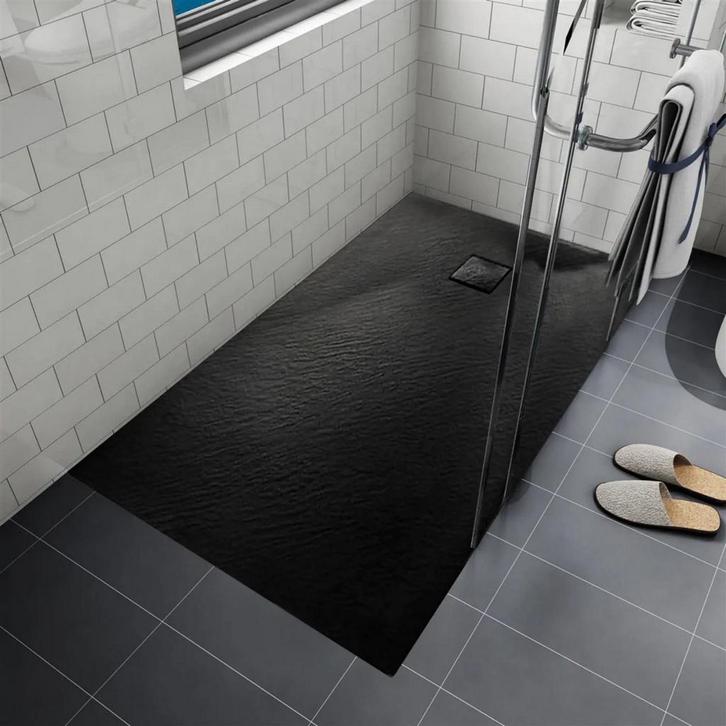 Douchebak BWS Naxos SMC 120x90 cm Stone-look Mat Zwart, Doe-het-zelf en Bouw, Sanitair, Douche, Nieuw, Ophalen of Verzenden