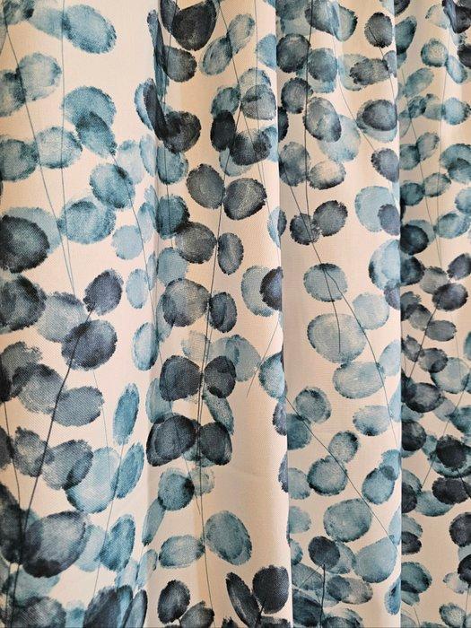 Geverfd eucalyptus op exclusieve stof, interieurontwerp -, Antiek en Kunst, Antiek | Tapijten, Tafelkleden en Textiel