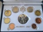 Vaticaan. Proof Set 2007 Benedictus XVI (incl. silver medal), Timbres & Monnaies