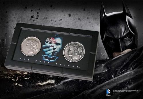 Batman The Dark Knight Replica Harvey Dent & Two-Face Coins, Verzamelen, Film en Tv, Ophalen of Verzenden