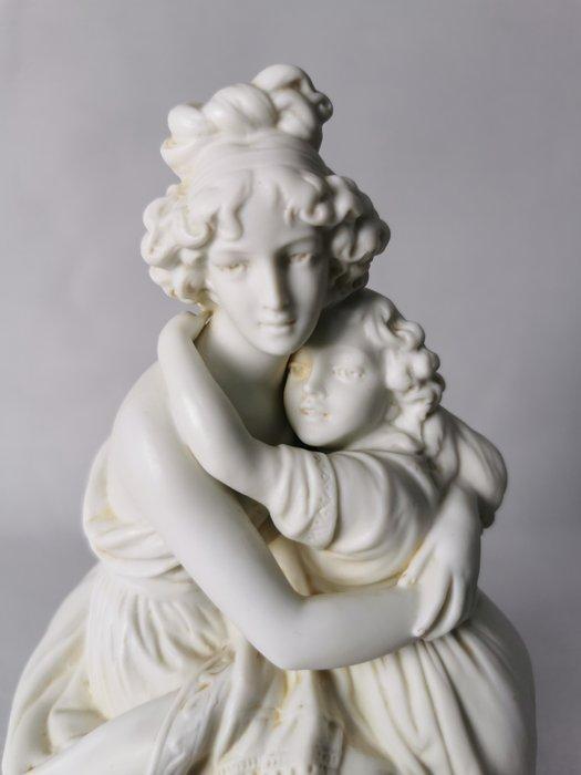 Scheibe-Alsbach - Beeld, Madame Lebrun e sua figlia - 21.5, Antiek en Kunst, Antiek | Glaswerk en Kristal