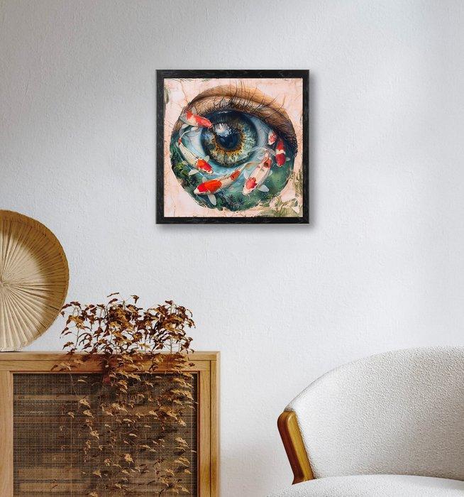 Medsan - Koi Look - Signée à la main - Édition limitée, Antiek en Kunst, Kunst | Designobjecten