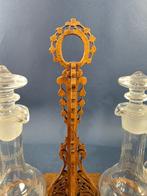 Olie-en-azijnstelletje - Hout, Glas, Antiek en Kunst