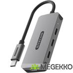 Sitecom USB-C to 4x USB-C Hub, Informatique & Logiciels, Verzenden