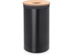 Brabantia Wasmand - 60 l - Quick-Drop opening - Matt Black /, Verzenden, Zo goed als nieuw