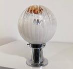 Tafellamp - Ruimtevaartontwerp - Artistiek glas - Verchroomd