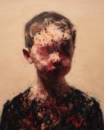 Anne Dias (1985) - (Stretched Canva) Mute Crimson Silence