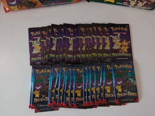 40 Booster pack - Pikachu, Gengar - Trick or Trade., Hobby en Vrije tijd, Verzamelkaartspellen | Pokémon