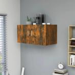 vidaXL Hangkast 80x39x40 cm bewerkt hout gerookt, Verzenden